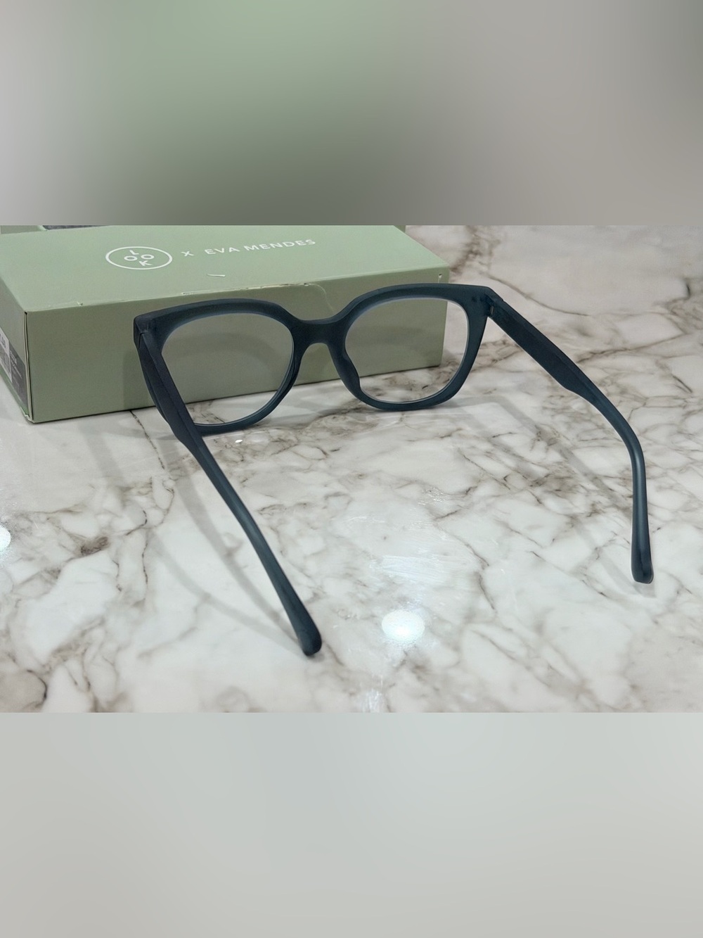 Look Optics x Eva Mendes Progressive Evita Glasses in Lake Blue, +1.50 - Picture 11 of 13